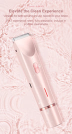 2-in-1 Waterproof Electric Shaver for Face and Body