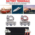 Heavy-Duty Car Battery Terminal Connectors 12V/24V