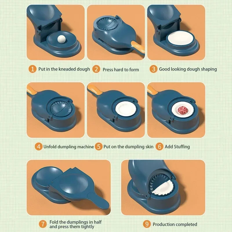 2-in-1 Automatic Dumpling Maker Press