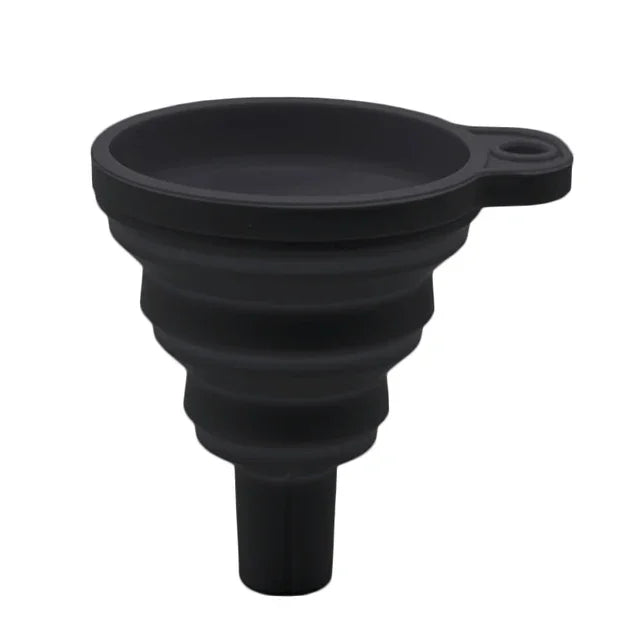 Collapsible Silicone Funnel for Car Oil and Fluid Changes