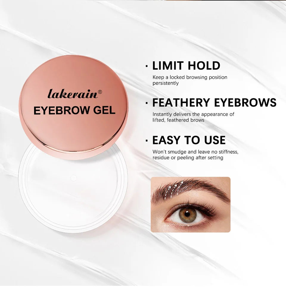Waterproof 3D Eyebrow Styling Sculpting Gel for Natural Brows - 8