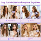 Electric Mist Spray Massage Comb for Hydrating and Detangling Hair