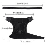 Wireless Heated Shoulder Massager with Vibration and App Control