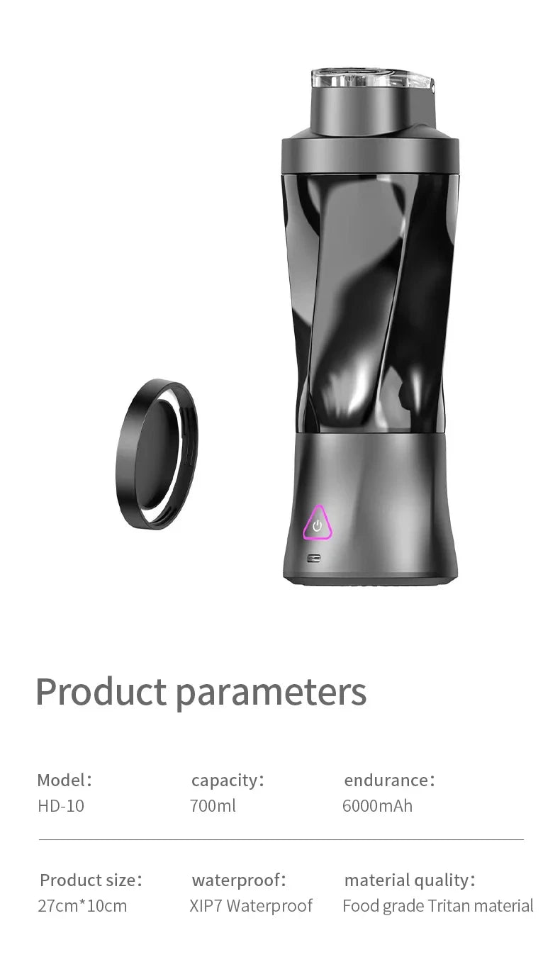 Portable USB Rechargeable Personal Smoothie Blender