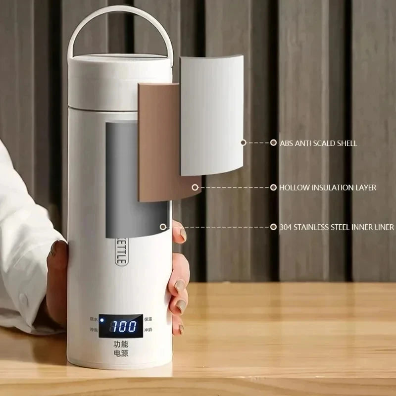Portable Electric Travel Kettle for Coffee and Tea - 5