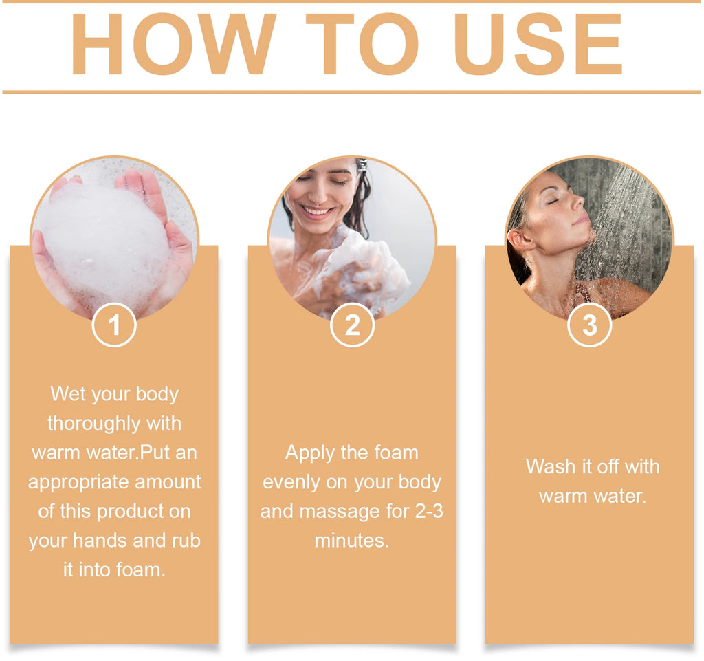 Persimmon Body Odor Eliminating and Moisturizing Shower Gel