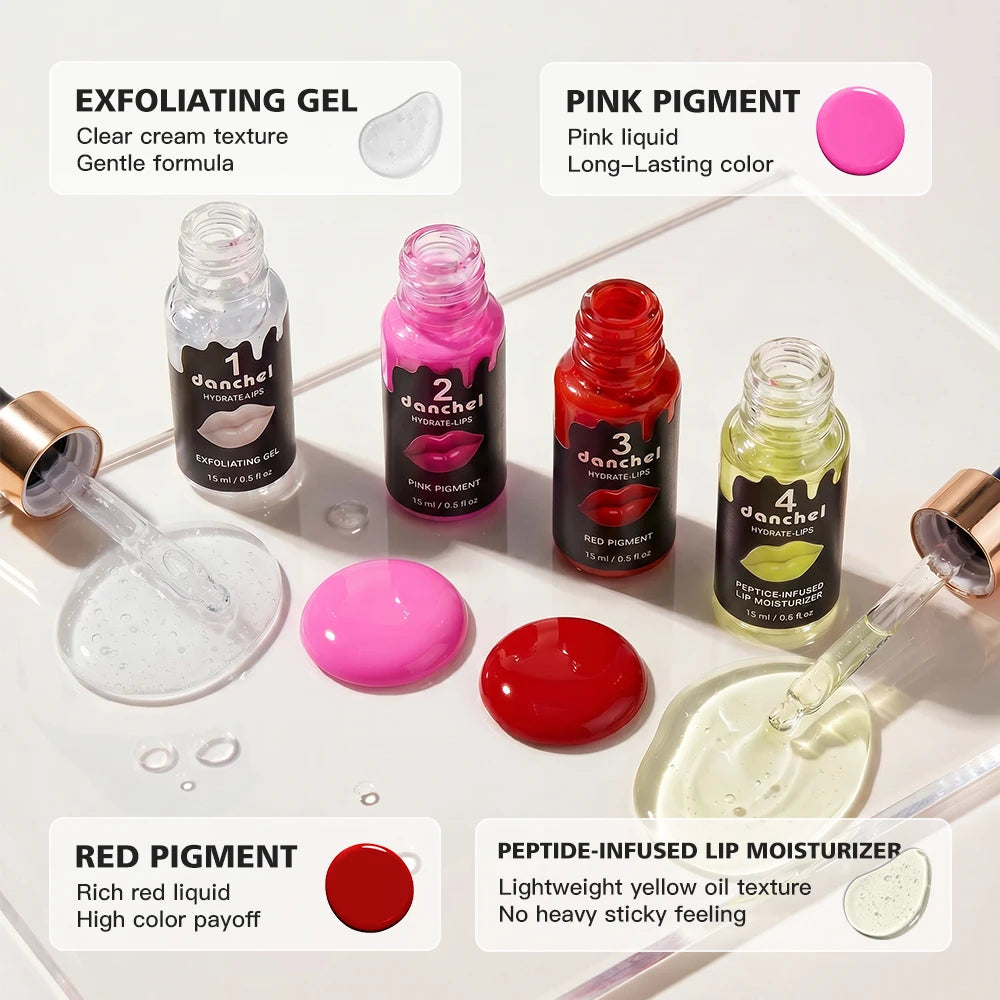 4-Step Complete Lip Care and Hydration Treatment Set