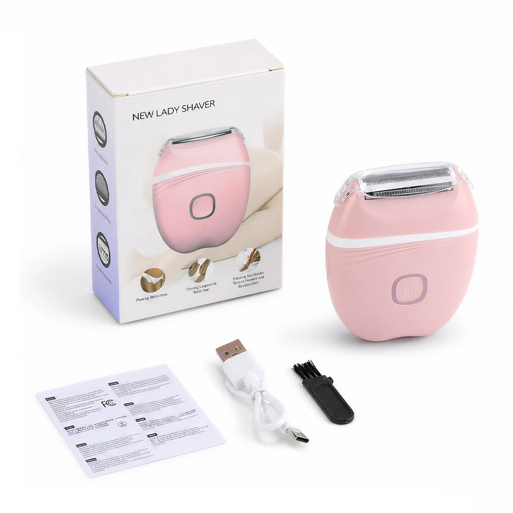 Electric Foil Shaver for Women - Cordless Portable Hair Remover