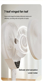 Adjustable Remote Control Stand Floor Fan for Home and Office