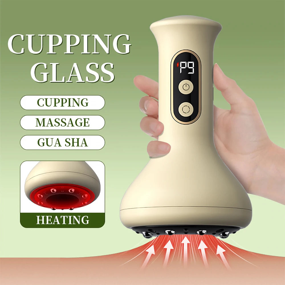 Electric Cupping and Gua Sha Massage Tool for Muscle Relief