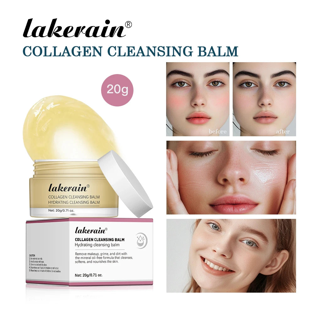 Collagen Hydrating Cleansing Balm for Deep Makeup Removal - 2