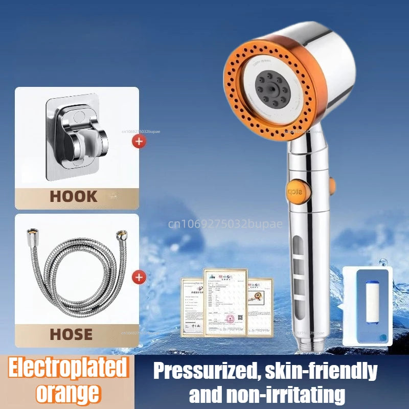 5-Mode High-Pressure Water Saving Shower Head