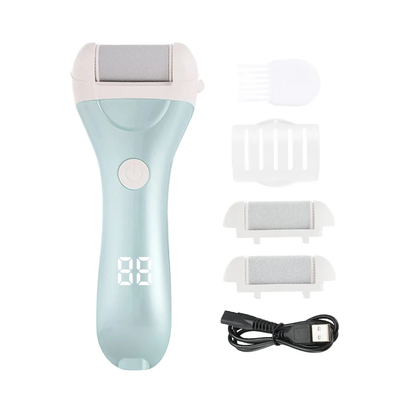 Electric Rechargeable Foot Callus Remover with Power Display - 22