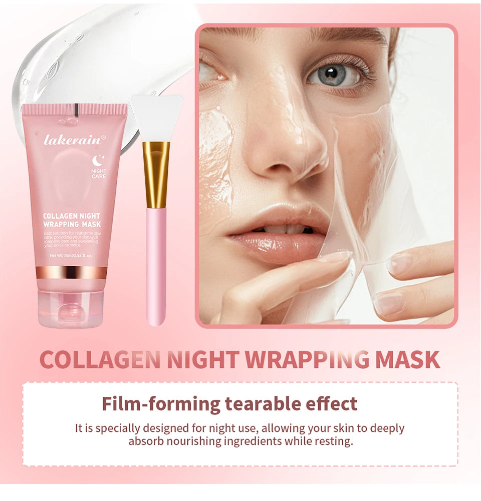 Collagen Peel-Off Night Wrapping Face Mask - 10