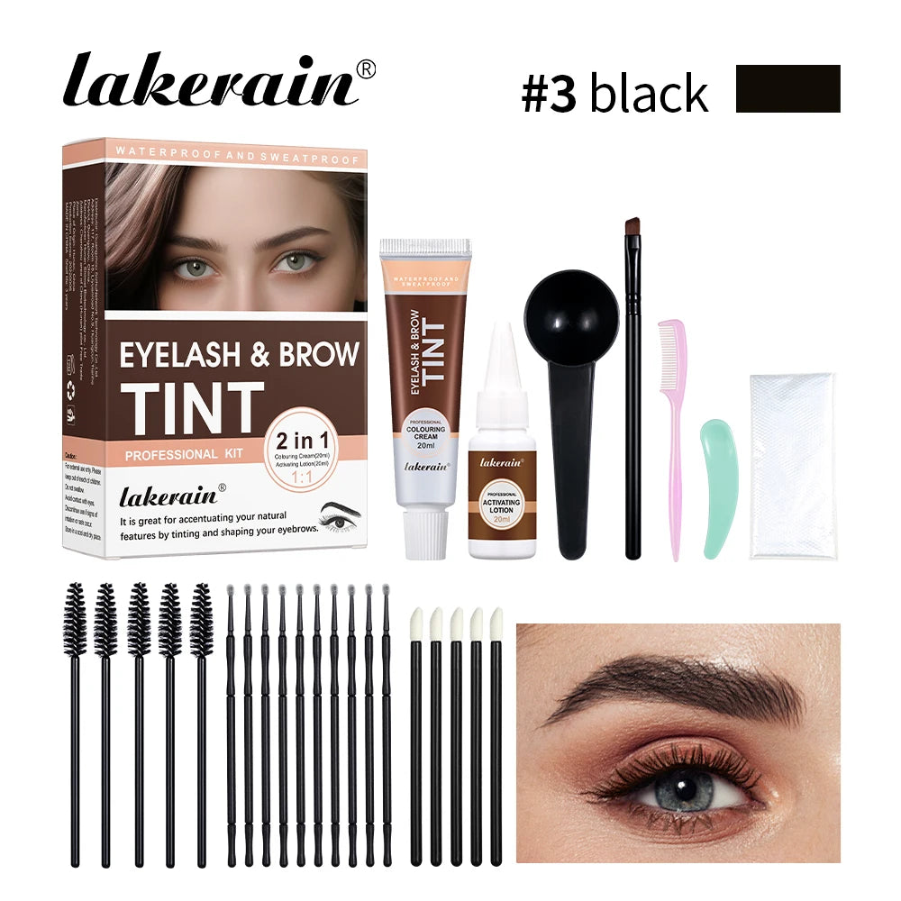 Professional Eyelash and Eyebrow Tinting Kit - 21
