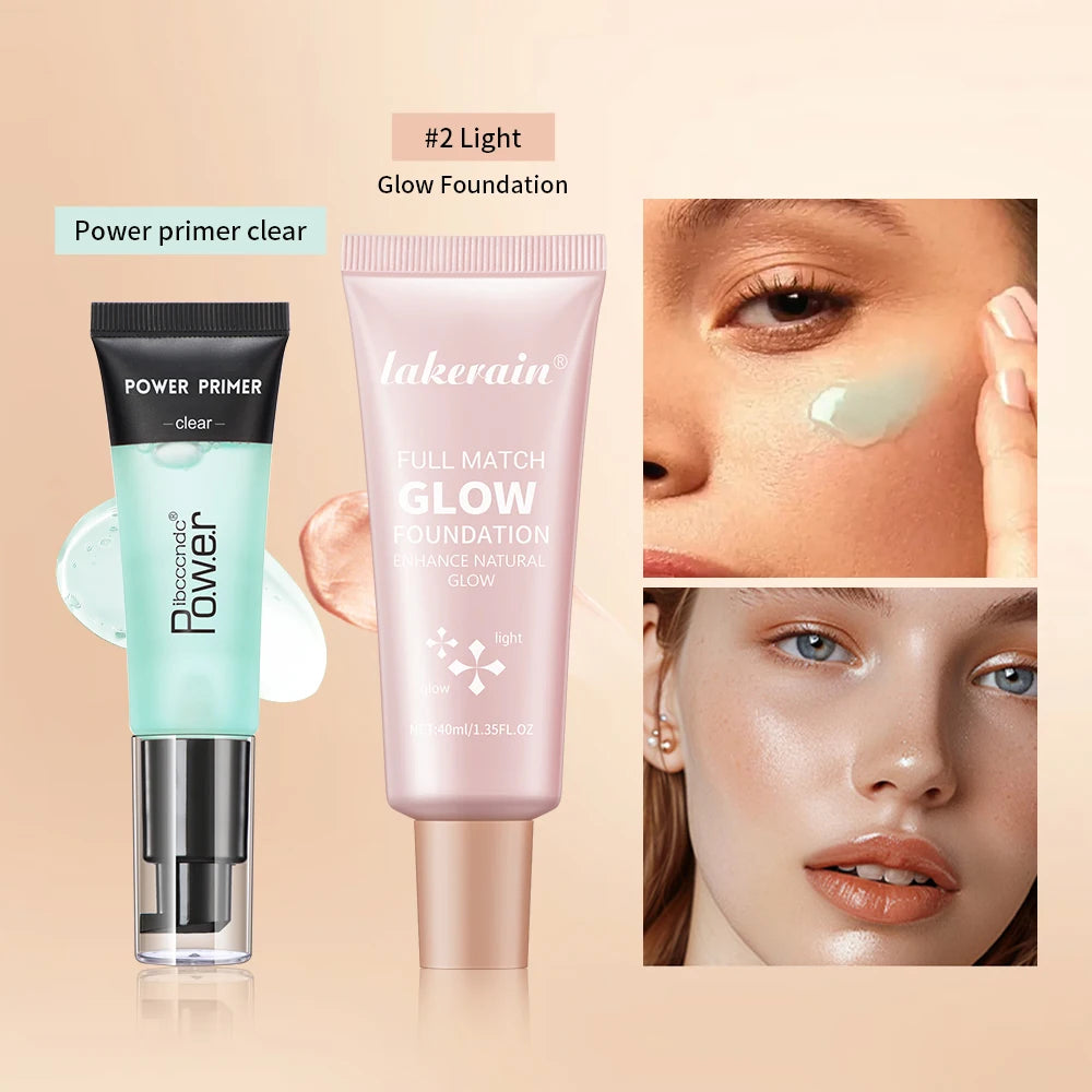 Hydrating Makeup Primer and Glow Foundation Combo