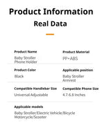 Universal Stroller Cup and Phone Holder
