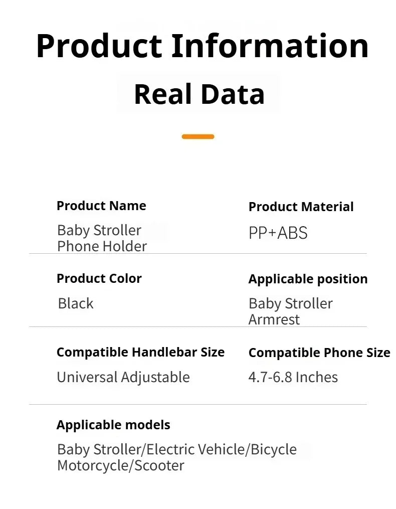Universal Stroller Cup and Phone Holder