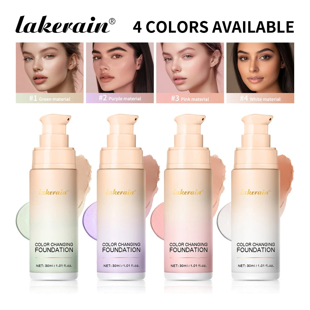 Color-Changing Liquid Foundation for Flawless Skin