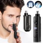 Electric USB Rechargeable Nose and Ear Hair Trimmer