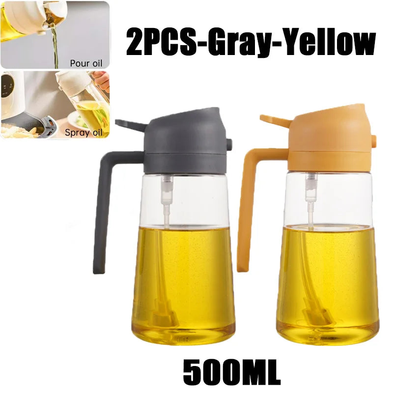 2-in-1 Kitchen Oil Spray and Pour Dispenser