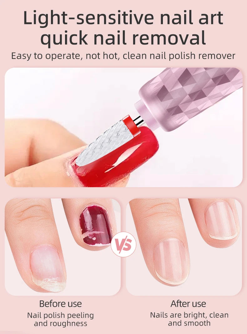 Cordless Electric Nail File and Manicure Drill Kit - 9