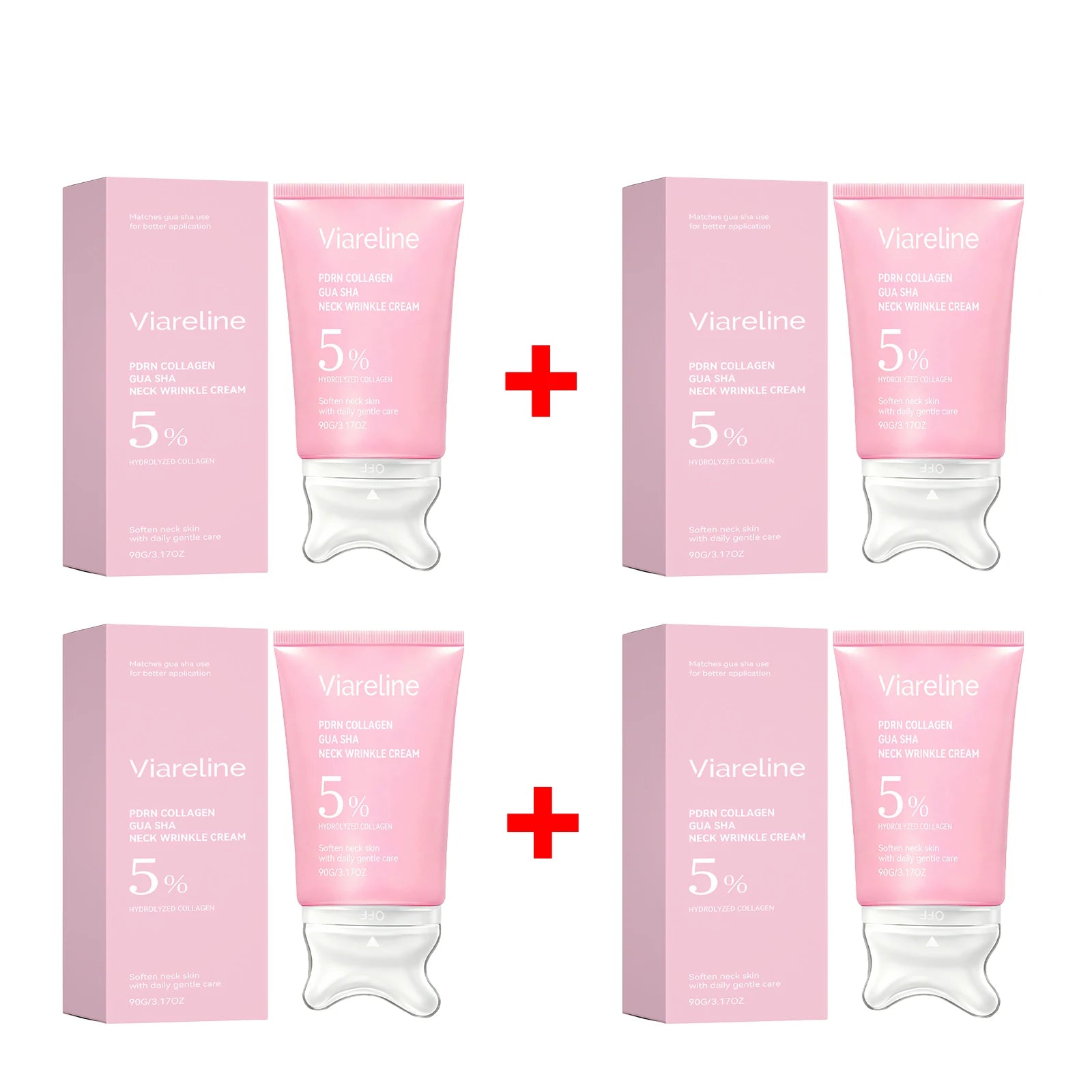 Collagen Firming Neck Cream with Integrated Gua Sha Massager - 13