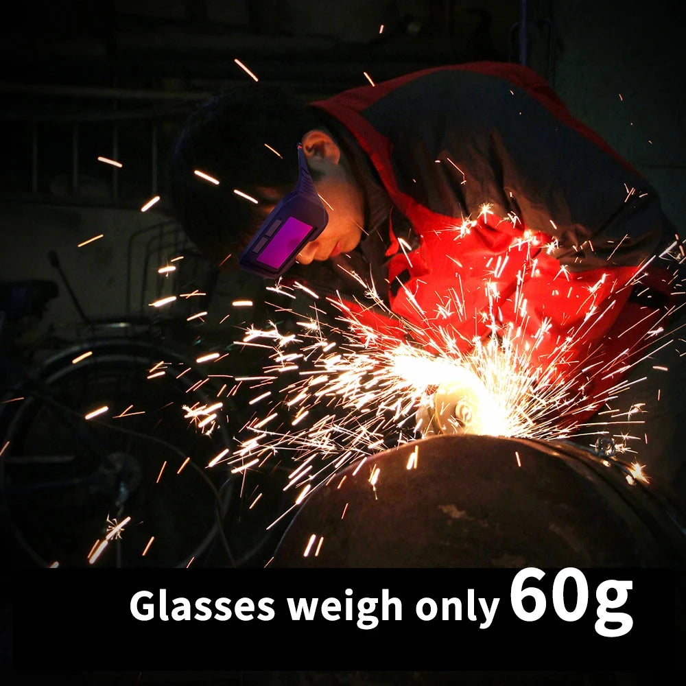 Solar Auto-Darkening Welding Goggles