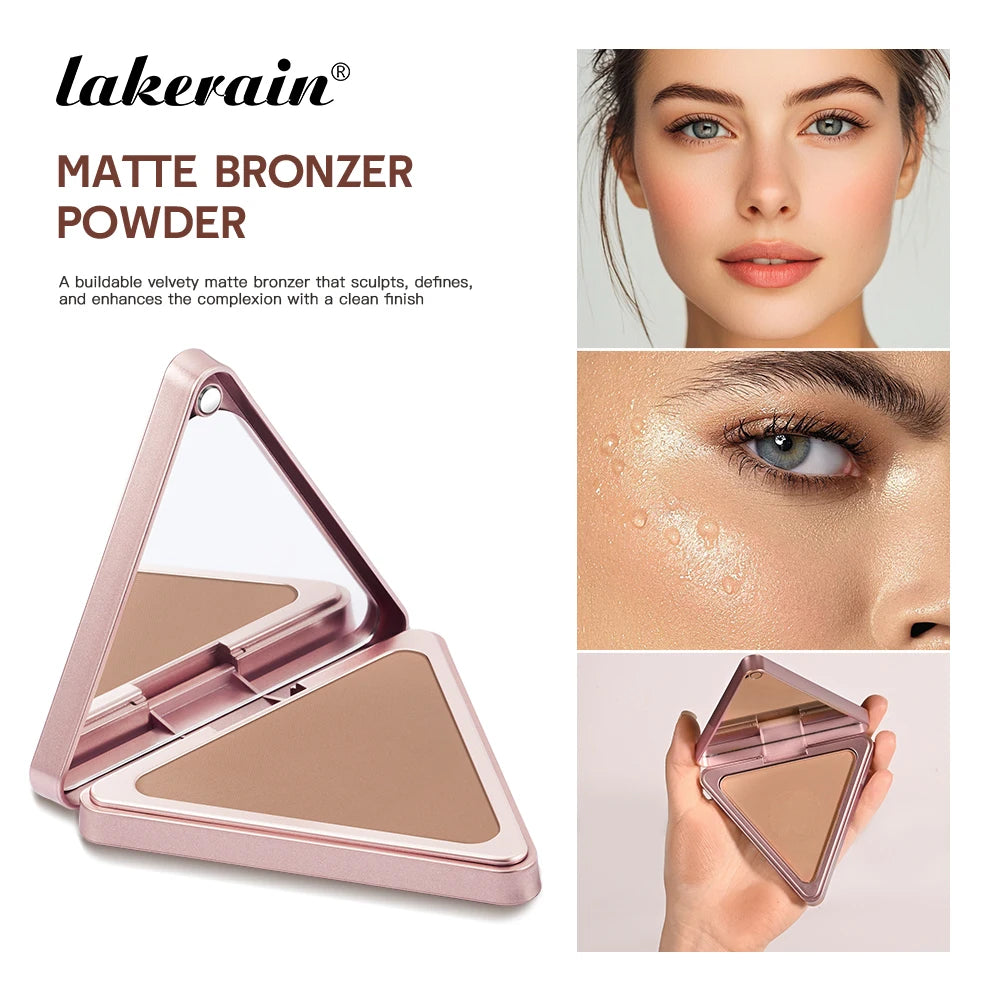 Matte Bronzer Powder for Face Contouring