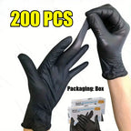 Black Disposable Nitrile Gloves for Cleaning and Household Use