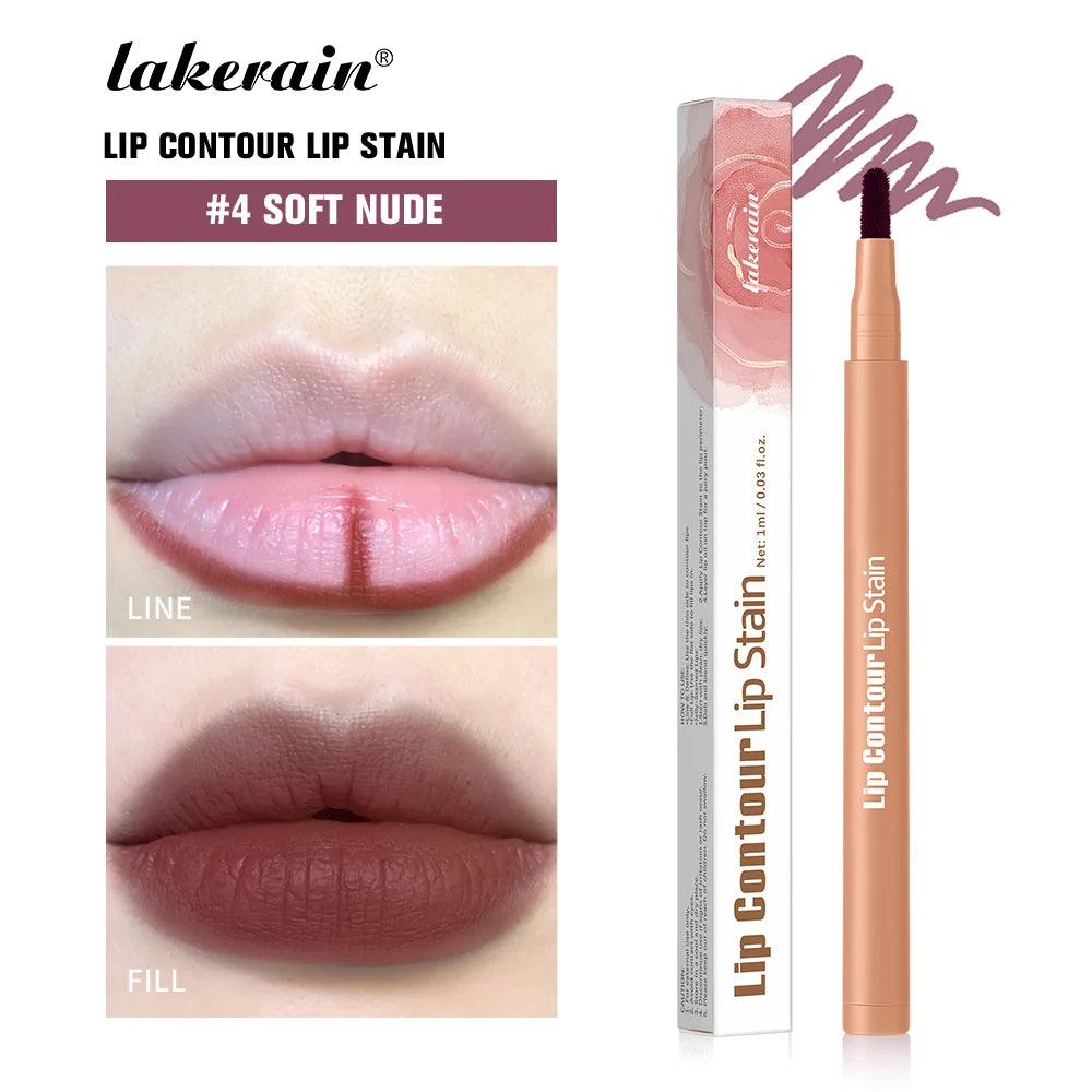Waterproof Ballpoint Felt Tip Lip Liner Stain - 34