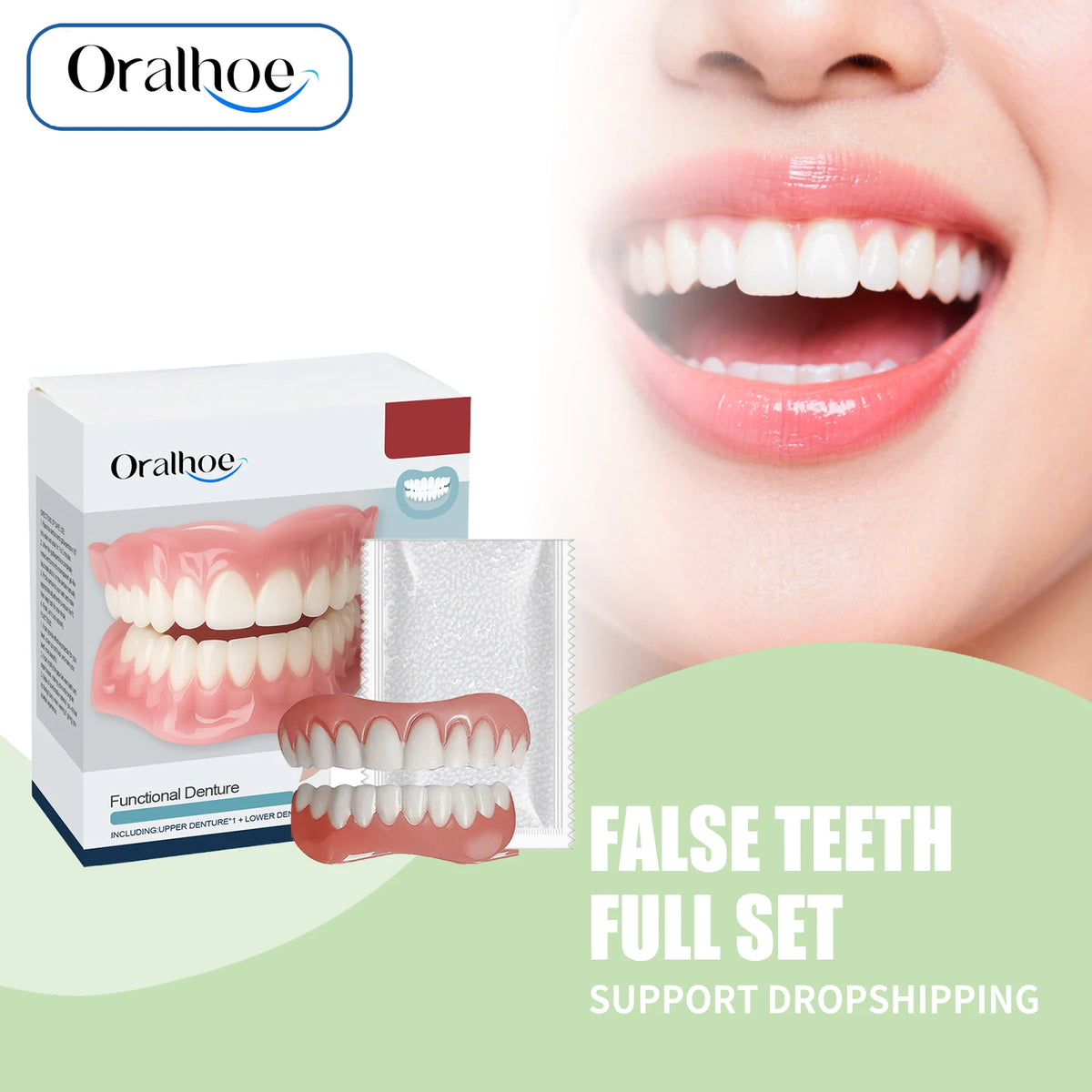 Temporary Silicone Denture Kit for Smile Restoration