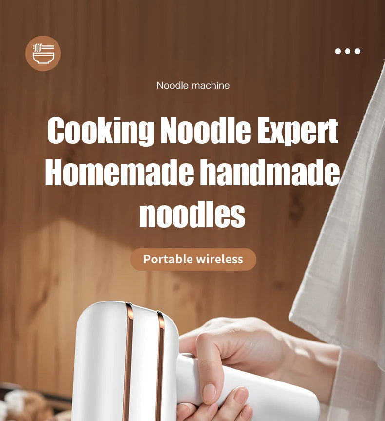 Portable Electric Cordless Noodle Maker