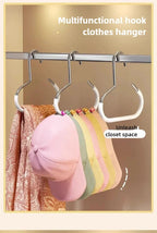 Multifunction Space Saving Hat and Accessory Organizer Hanger