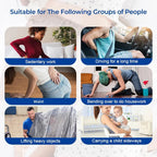Electric Lumbar Back Stretcher and Massage Device
