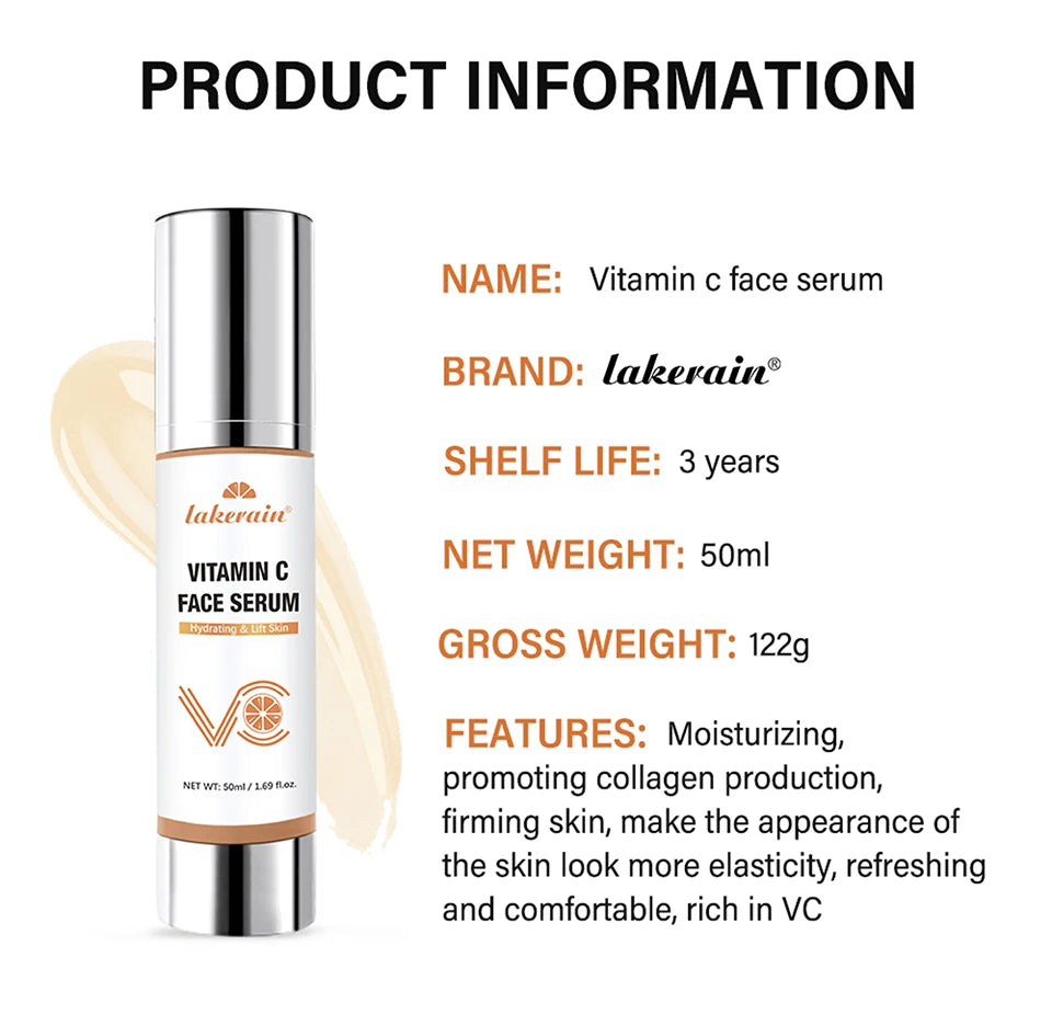 Brightening Vitamin C Face Serum for Hydrated and Firm Skin