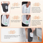 Cordless Air Compression Leg Massager with Heat