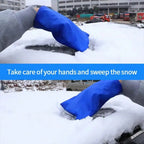 Insulated Ice Scraper Mitt for Car Windshield Winter Snow Removal