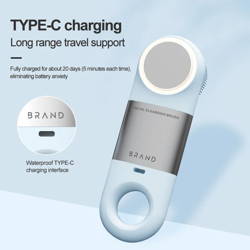 Hot and Cold Sonic Facial Cleansing Brush - 4