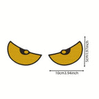Reflective Devil Eye Car Decals for Enhanced Night Safety