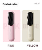 Fast-Heating Cordless Ionic Hair Straightener Brush