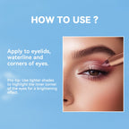 Waterproof Smudge-Proof Shimmer Eyeshadow Stick