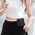 Portable Rechargeable Waist Clip Cooling Fan for Travel and Sports