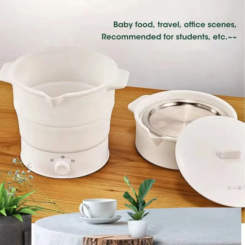 Portable Foldable Electric Hot Pot for Travel and Camping - 2