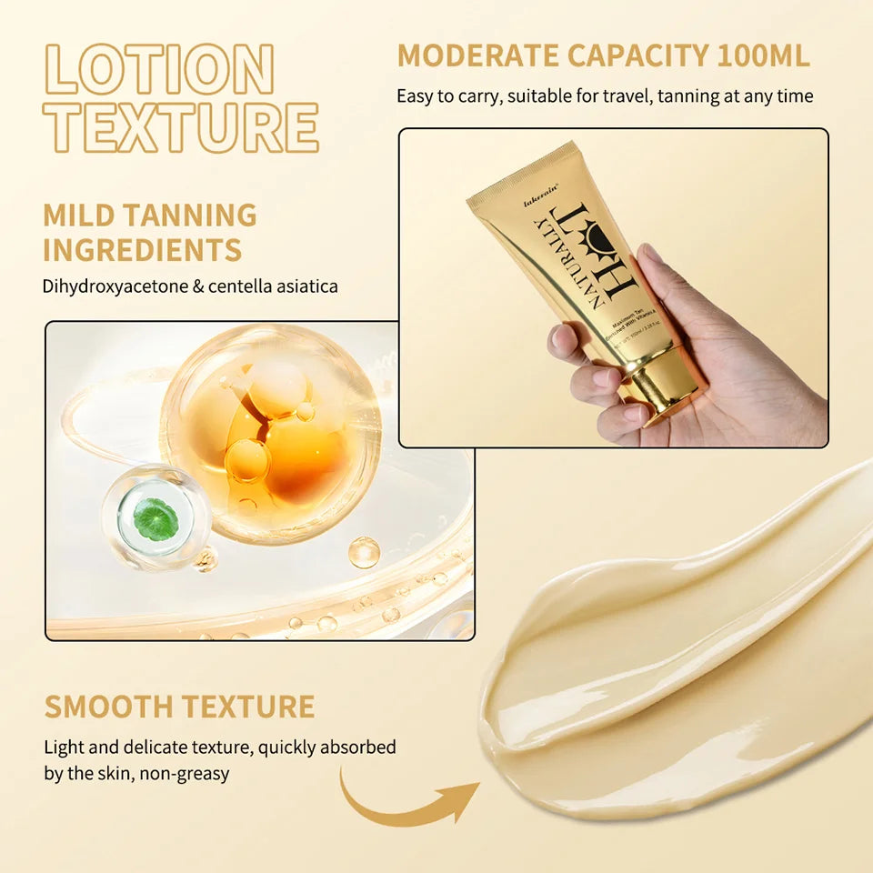 Hot Tanning Accelerator Cream for Smooth Natural Glow