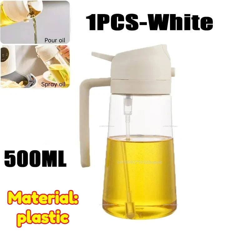 2-in-1 Kitchen Oil Dispenser and Spray Bottle