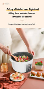 Multifunction 3.5L Non-Stick Electric Hot Pot Cooker