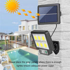 Solar Powered Split Wall Lamp with Motion Sensor