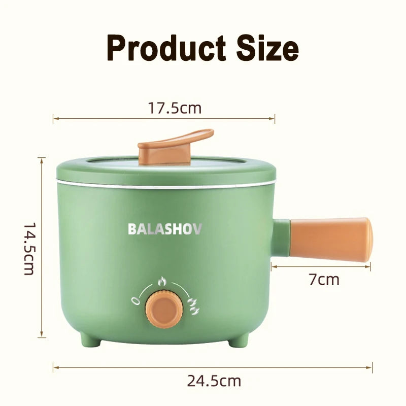 Compact Electric Multi-Cooker for Quick Home Meals