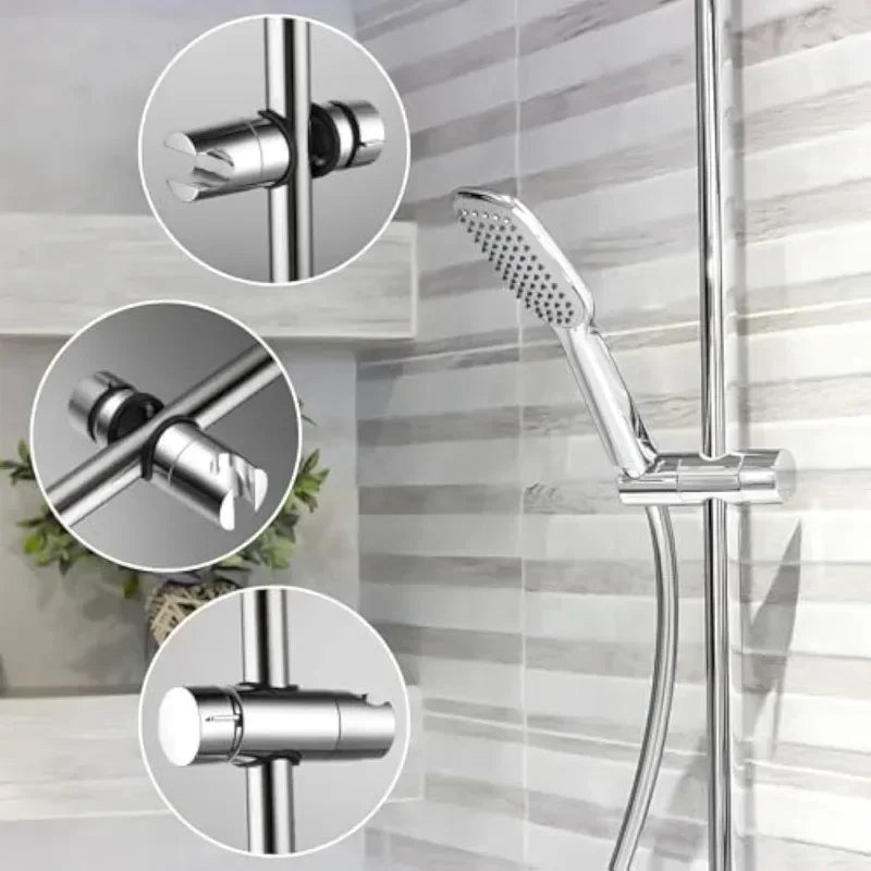 Adjustable Universal Shower Head Rail Holder